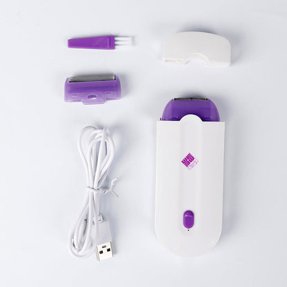 DEPILADORA LASER TOUCH RECARGABLE USB LUZ CON SENSOR SEGURIDAD