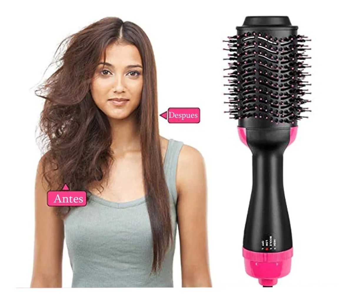 Cepillo Secador Voluminizador 3 En 1 Ele
